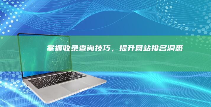 掌握收录查询技巧，提升网站排名洞悉